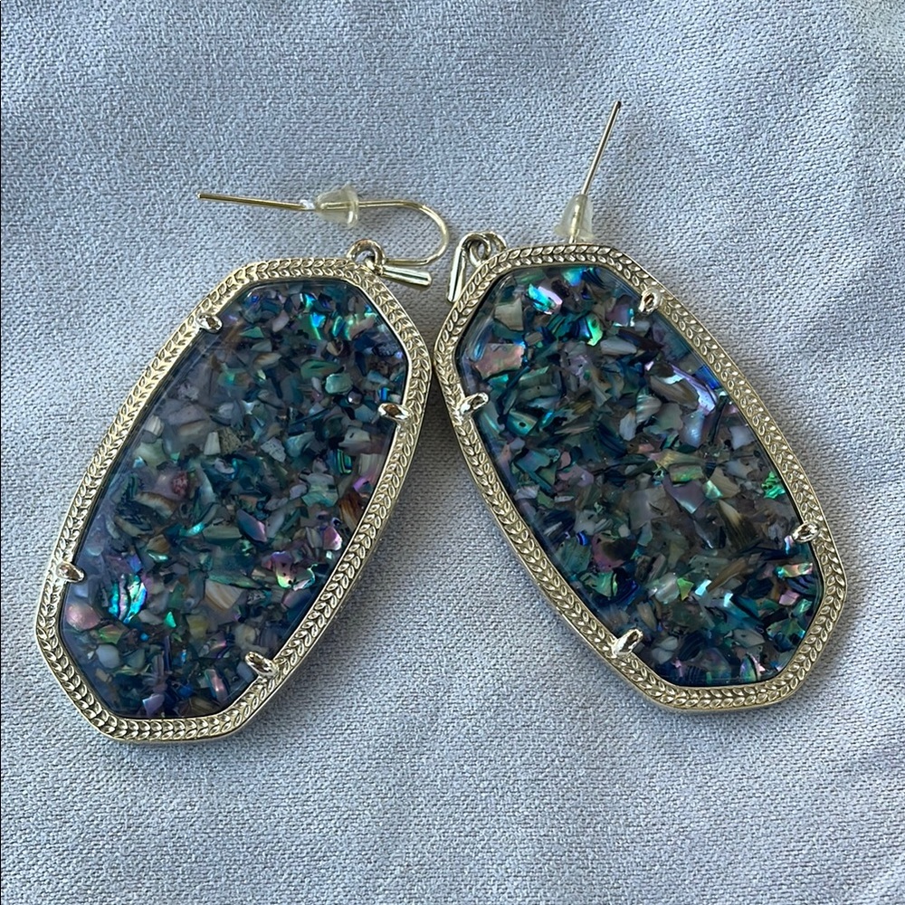 Kendra Scott Crushed Abalone Danielle Earrings